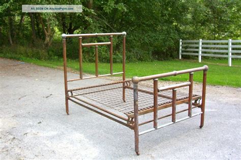 old metal box spring for sale|old bed frame with springs.